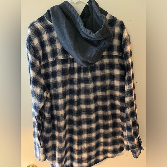 Flannel hoodie - Picture 4 of 4